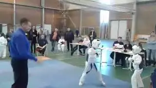 Кёкусинкай каратэ. Бой с гигантом за 1 место