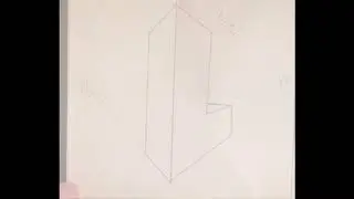 Two point perspective letter ’L’