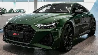 2022 Audi RS7 Sportback in goodwood green pearl effect (600hp) - Sound & Visual Review!