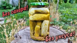 Огурцы маринованные БЕЗ САХАРА! БЕЗ УКСУСА! БЕЗ СТЕРИЛИЗАЦИИ! Можно ДИАБЕТИКАМ