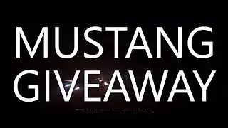 Mustang Alpha GIVEAWAY WINNER!
