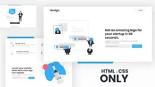 How To Make A Awesome Website Just Using HTML And CSS | Pure HTML CSS