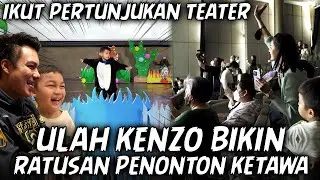 KENZO WAS EXCITED ON STAGE.. HUNDREDS OF AUDIENCE WERE MADE TO LAUGH BY KENZO'S ANtics.. MAMA PAP...