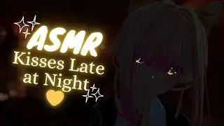 ASMR Wolfgirl Kisses You Until You Fall Asleep 💛 [Kisses, Sniff, Heartbeats]