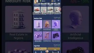 Musk X Empire Daily Combo 5st September #muskempire #xempire