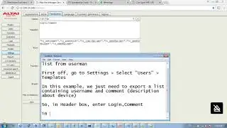 Export User List from Userman