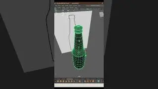 Beer Bottle Modeling Tutorial in Maya #mayatutorials #mayamodeling #shorts
