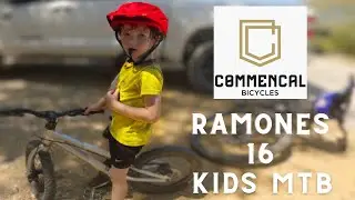 6 Year old vs Northshore Mtb Trail! 😬|Commencal Ramones 16 is put to the test!