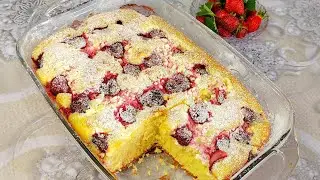 Бесподобный ПИРОГ за 15 минут намного вкуснее торта! Не пирог, а золото.