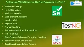 Part 1 - Selenium WebDriver with File Download