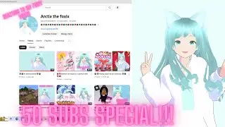 ❄️🦊50 SUBS SPECIAL!!! reacting to my first video🦊❄️