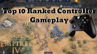 Age Of Empires 4 Controller Gameplay Top 10 Ranked Player Taking On The Ladder