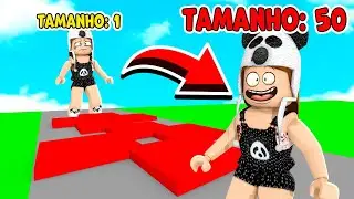 VOCÊ PODE MUDAR SEU TAMANHO nesse OBBY do ROBLOX