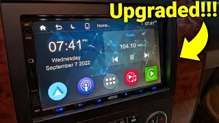 ATOTO F7 XE Head Unit and Backup Camera Review, Demo, and Install 2007 Chevy Suburban