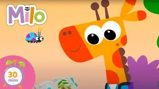 Lofty's favorite jobs 🦒💖 | Milo, The Cat #kidscartoons