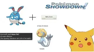 Belly drum Azumarill sweep! [pokemon showdown #10]
