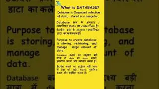 What is Database & Database Management System (DBMS) ? 