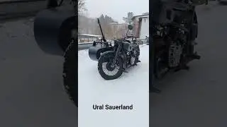 Ural M72 WW2 Wehrmachtsgespann Replika Sidecar World war BMW R75