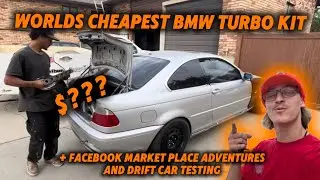 WORLDS CHEAPEST BMW Turbo Kit on FaceBook Market Place + Mustang Pre Drift Event Testing