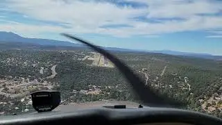 Landing at Payson Airport (KPAN): Runway 24, November 7 2022