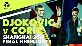 Borna Coric's First Masters 1000 Final vs Novak Djokovic | Shanghai 2018 Final Extended Highlights