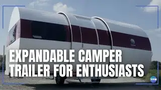 Expandable camper trailer for enthusiasts