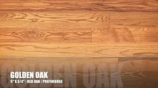 5" x 3/4" Red Oak Golden Oak Hardwood Flooring