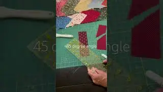 Chisel shape without a template. #quilt #mysewingroom #shorts