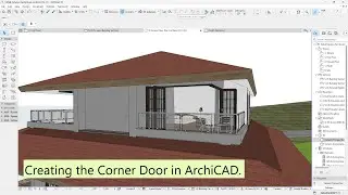 Creating the Corner Door in ArchiCAD