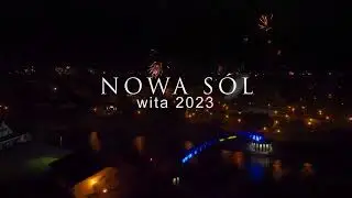Nowa Sól  - Nowy rok 2023 - dron