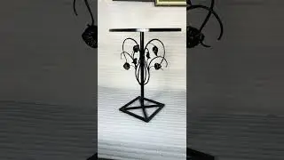Кованый стол на кладбище