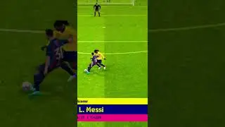 Messi with an amazing curler #shorts #football #efootball2023