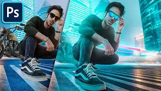 Futuristic Composite in Photoshop | Complete Walk Through