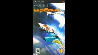 Wipeout Pure PSP Playthrough - Vector Course - Alpha Track (1080p/60fps)
