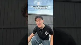 Cuando le haces daño a tu hermano pequeño 