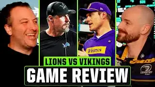 Lions DOMINATE Vikings + Secure #1 Seed | Lions vs Vikings Review