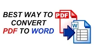 How to Convert PDF to WORD