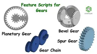 The Best Feature Scripts for Gears in Onshape