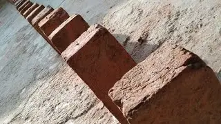 50 Double Domino Effect bricks.mezice brick.100 double domino|| # shorts video# maiking bricks