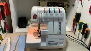 Оверлок Merrylock 013 рвёт нить