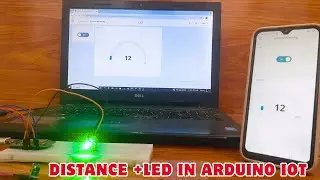 Control LED & Monitor Distance Anywhere! ESP8266 + VL53L0X + Arduino IoT Cloud