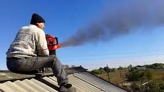 Чистка дымохода