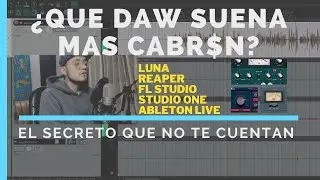 ¿Que DAW software  suena mejor? TEST - REAPER, ABLETON, FL STUDIO, LUNA, STUDIO ONE -  REAL HITS