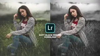 Soft Black Lightroom Photo Editing Tutorials In Mobile || Free Preset Download ||