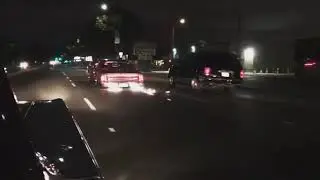 Old school lowrider scraping titanium plates