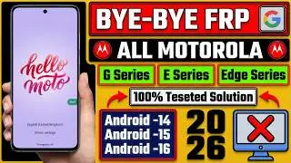 🔥 How To Bypass Frp Lock On Motorola Phone | Android 14/15/16 Latest Patch 2026 No PC ✅