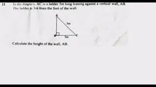 Pythagoras theorem