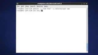 Postfix Configuration -- E-Mail User Setup