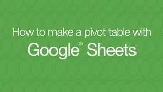 How to make a pivot table in Google sheets (middle school friendly)