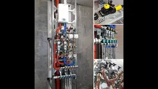 Compact unit of cold and hot water supply in the apartment